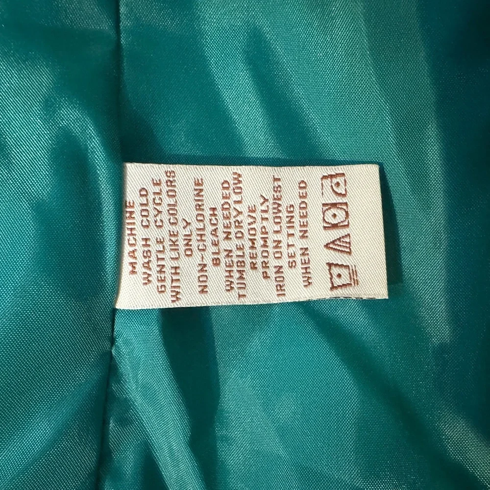 C.L.O.T.H.E.S green zipper pockets quilted jacket in green Large - Picture 14 of 16